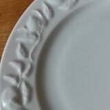 Lot de 2 assiettes porcelaine Limoges décor Riviera