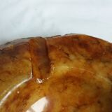 Caramel ocher alabaster ashtray Romano Bianchi Italy