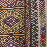 Vintage Turkish Oushak Rug Handwoven 141x356 cm