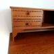 Art Deco tiered desk in light oak