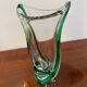 Twisted crystal vase Saint Louis