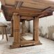 Table de repas chêne 1940 Dudouyt 240cm