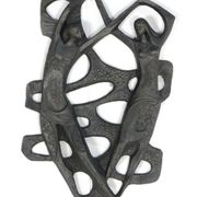 Brutalist Ars Munda resin wall decoration dancing couple