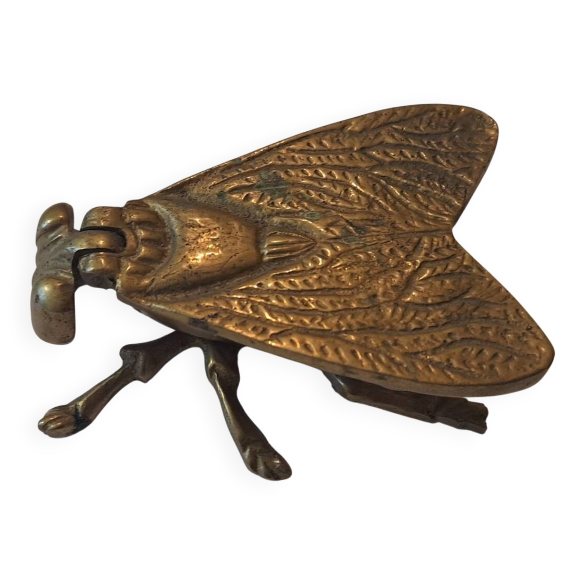 Brass fly ashtray