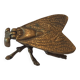 Brass fly ashtray