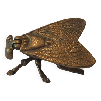Brass fly ashtray