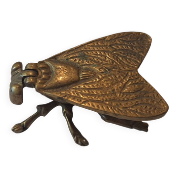 Cendrier mouche en laiton
