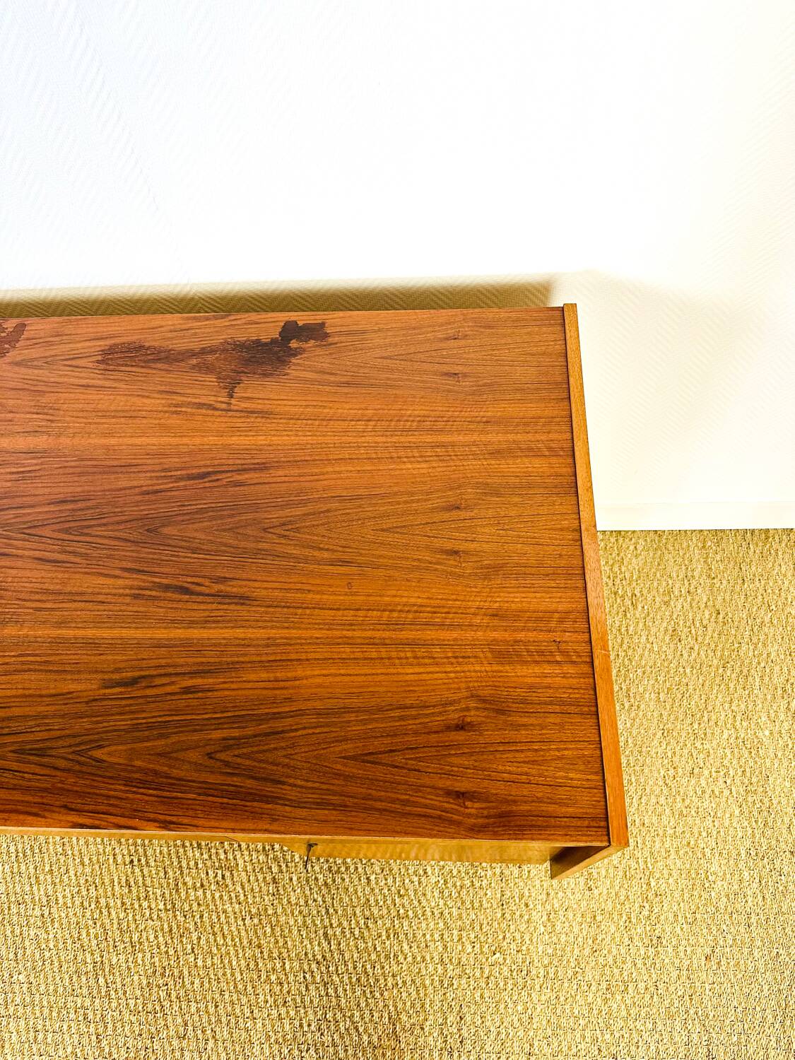 Vintage Scandinavian walnut desk