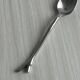 5 small silver metal spoons