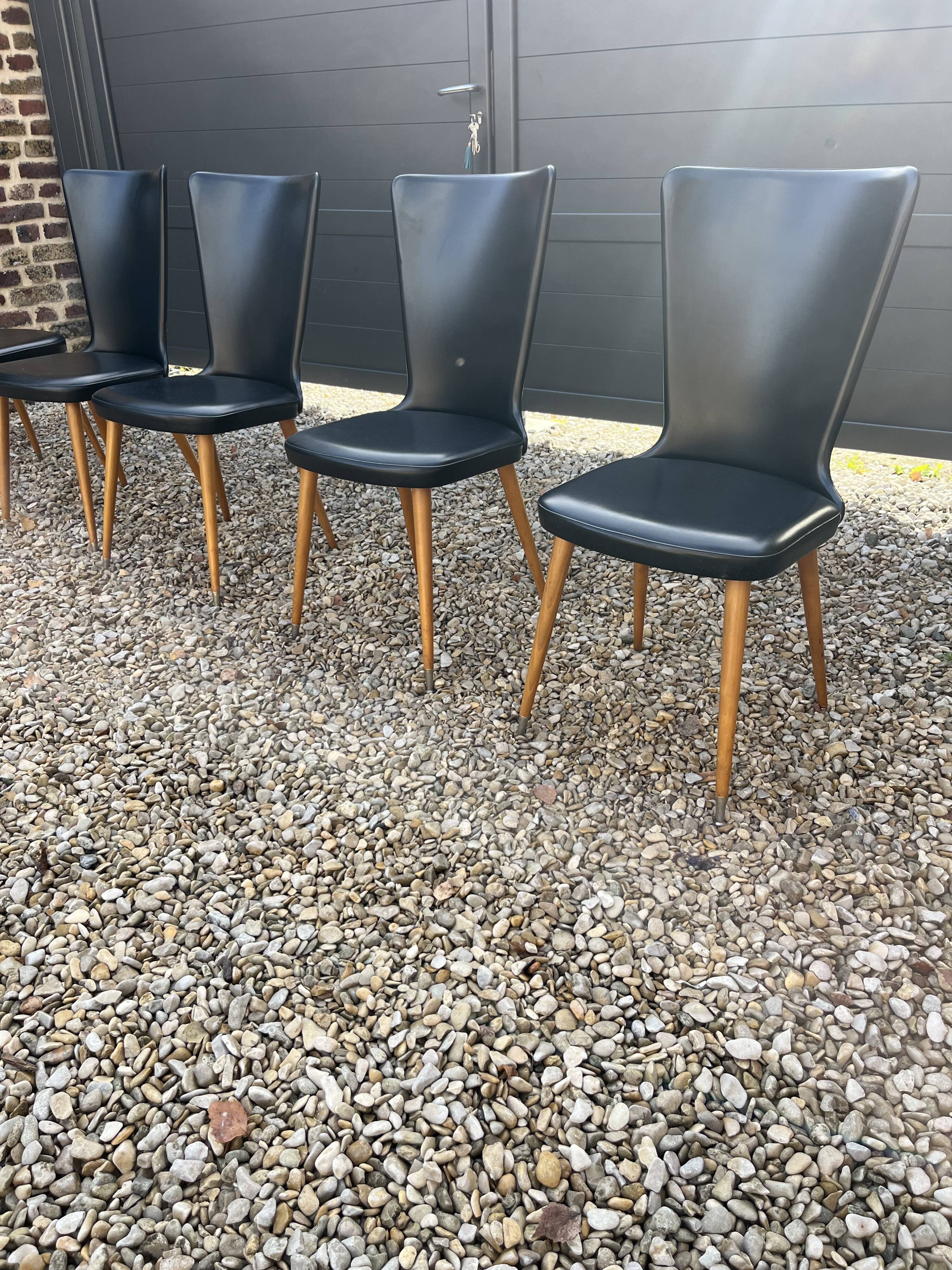 Set de 6 chaises Baumann modèle essor