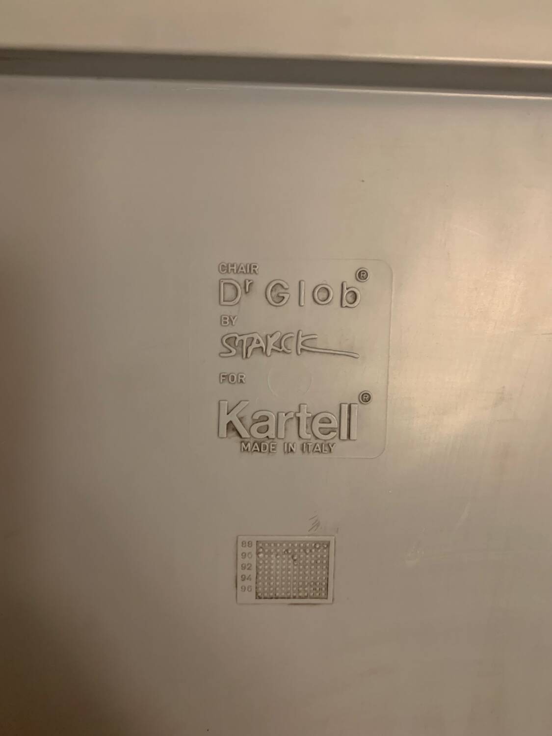 Paire de chaises Dr Glob par Philippe Starck pour Kartell