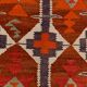 3x10 Red & Orange Tribal Kilim Runner Rug 93x308Cm SK 34615