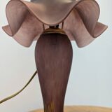 Lampe tulipe pâte de verre