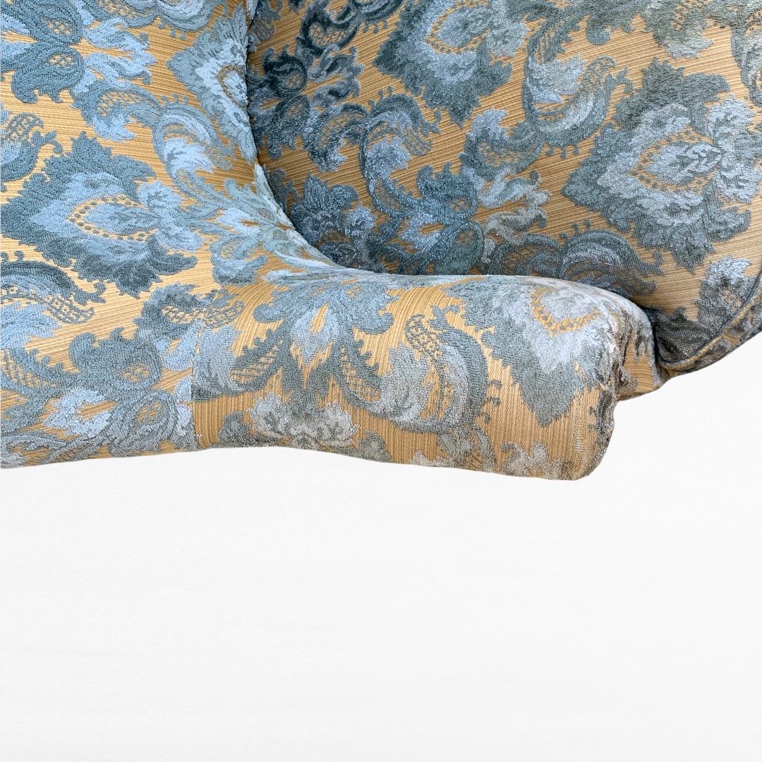 Toad armchair Flocked Velvet 1960