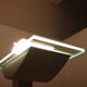 Lampadaire en métal blanc moderniste par Hartmut Engel pour Zumtobel, années 1980.