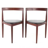 Pair of "Roundette" chairs by Hans Olsen for Frem Rolje, Denmark