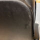 Unico Danish design chrome hocker leather  recliner
