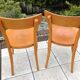 Pair of Thonet bistro chairs, 30-40s