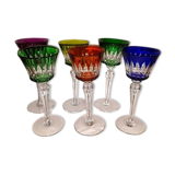 Picadilly-style Baccarat wine glasses