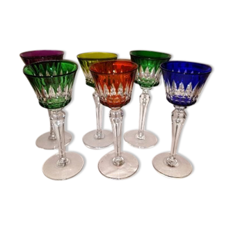 Picadilly-style Baccarat wine glasses
