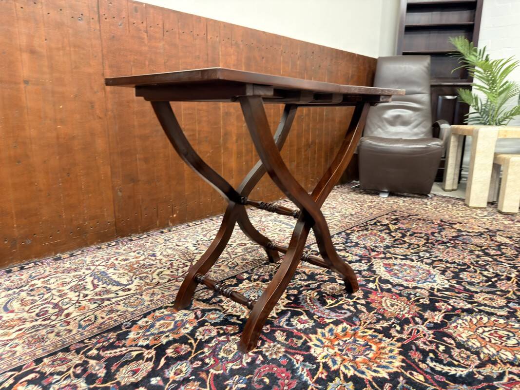 Classic English Folding Side Table