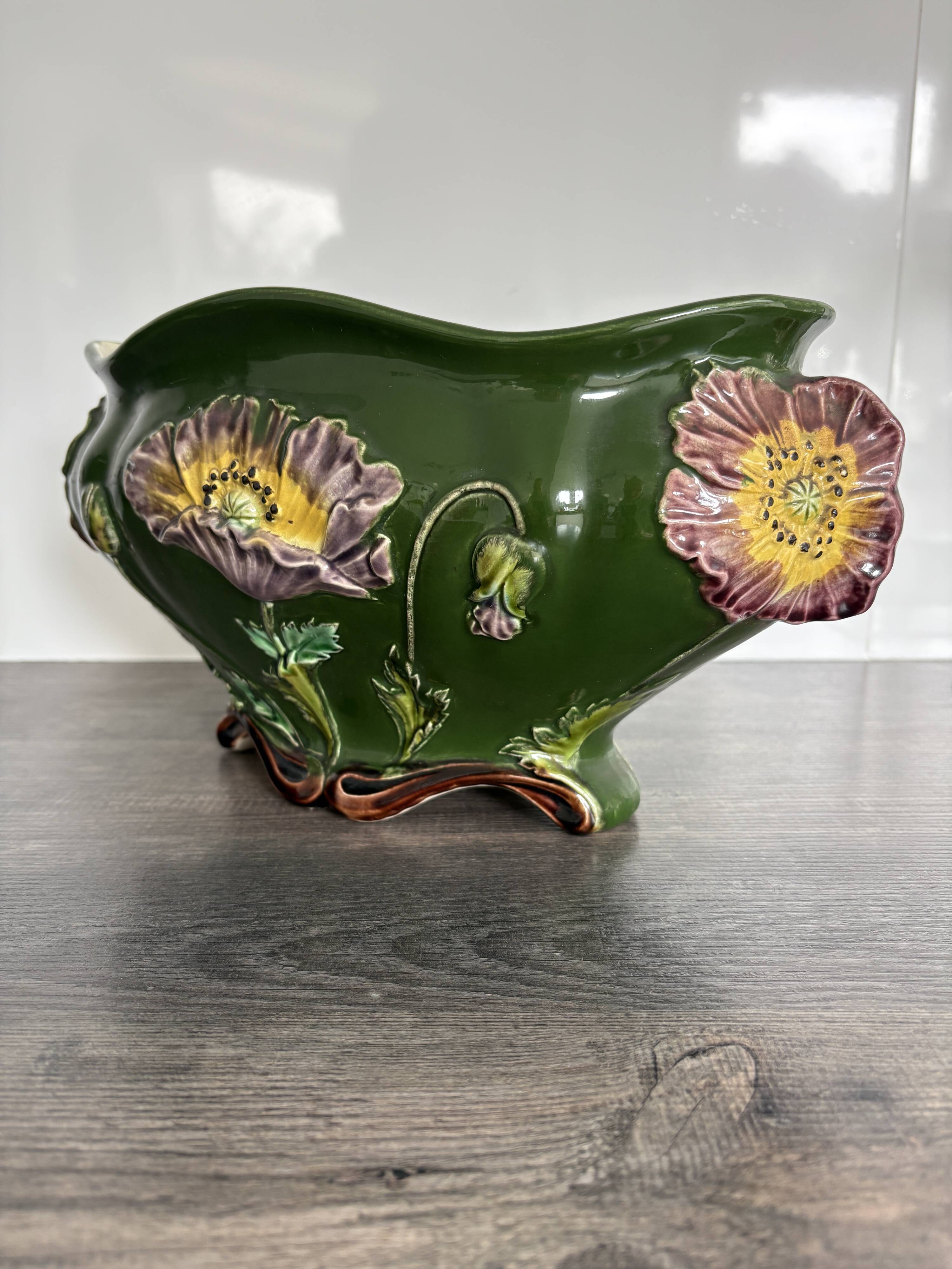 Large antique planter De Bruyne Frères 1900