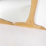 Rattan “palm trees” mirror