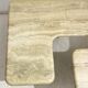 Mid-Century Modern Travertine Two-Parts Coffee Table, 1970s