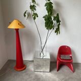 80s pop red floor lamp