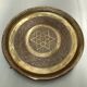 Moroccan tray in gilded brass dimension: height -2.5cm- diameter -35cm-