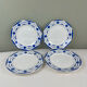 4 assiettes anciennes art déco