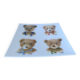 Gien bear cake dish.