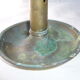 Old brass candlestick