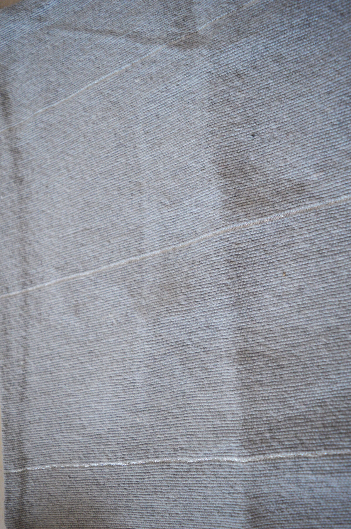 Moroccan pompon pillow grey 48x48cm