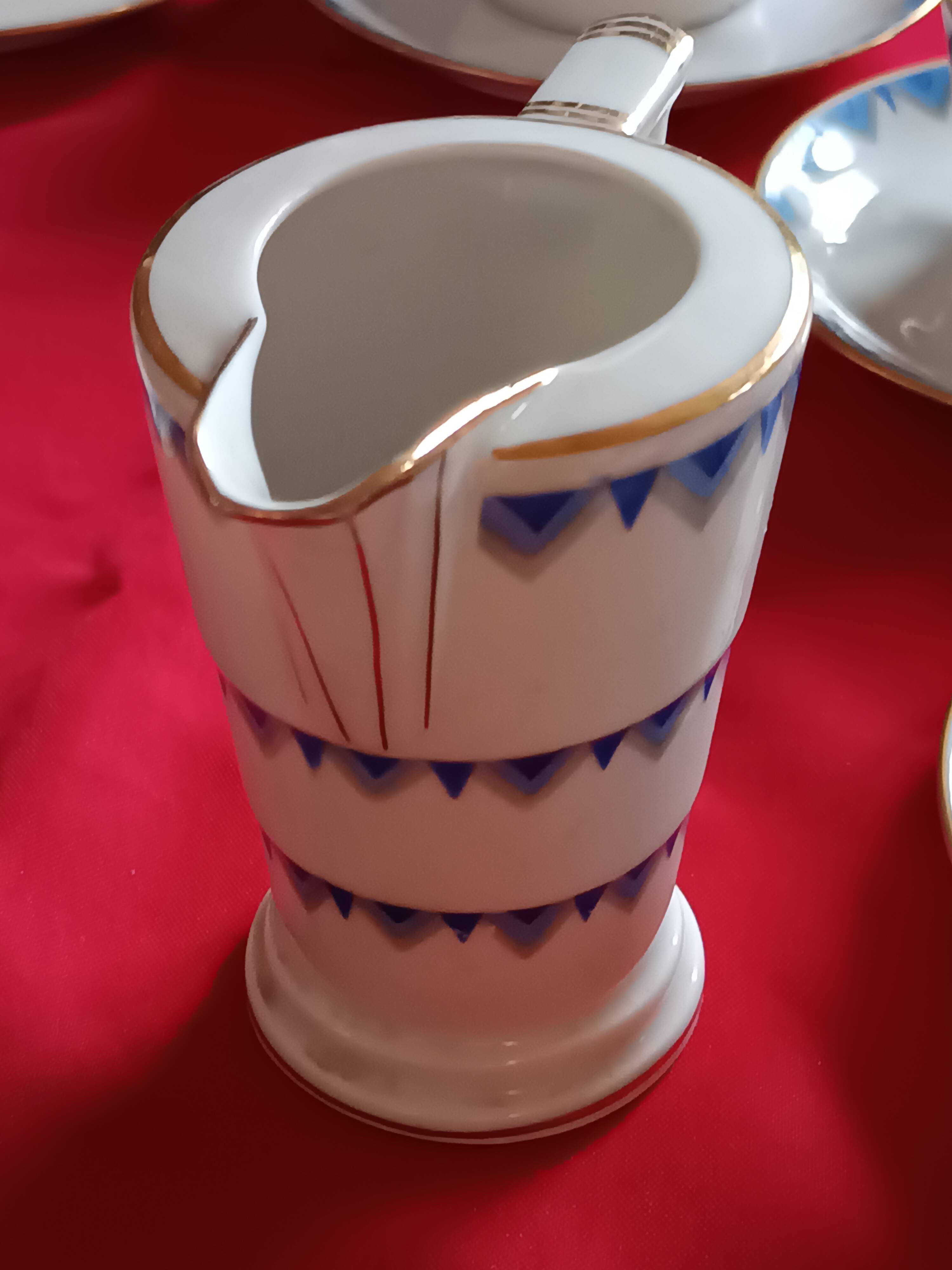 Art Deco coffee service Limoges attributed to Bétoule Legrand & Cie 1928