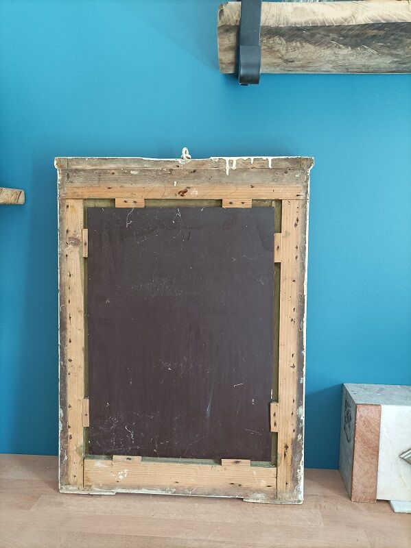 Wooden mirror 46x91cm