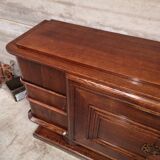 Charles Dudouyt oak art deco sideboard buffet 1940