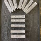 Set of twelve crystal knife holders 24% with vintage lead