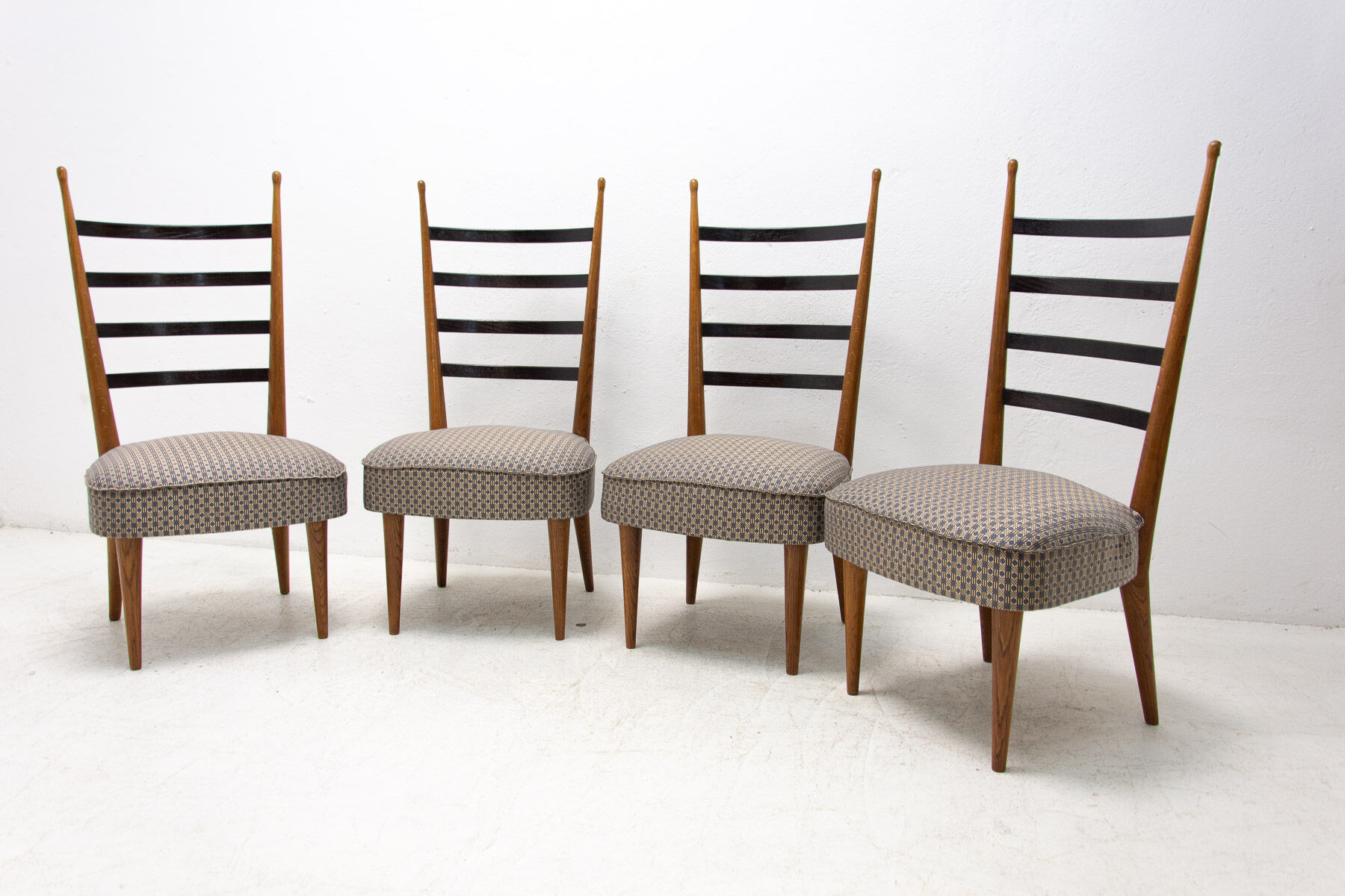 Chaises de salle à manger par Josef Pehr, Tchécoslovaquie, années 1940