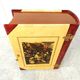 Italian Goatskin Book Shaped Dry Bar Cabinet by Aldo Tura, 1950s