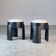 Pair of Black Ash Sculptural Stools with Dedar Milano Bouclé, by FORME