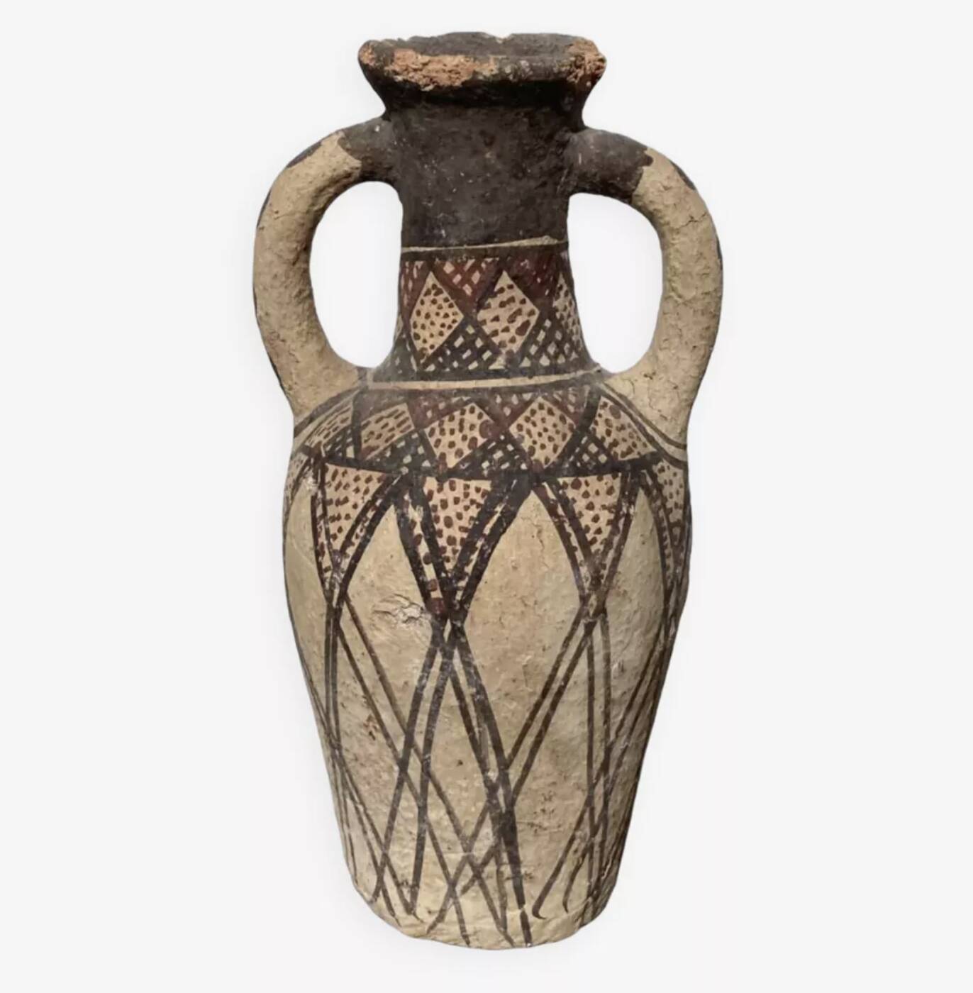 Berber pottery jar from the Rif