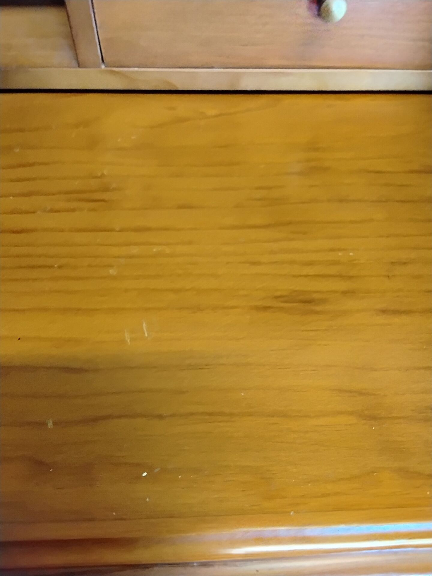 Wooden curtain secretary