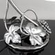Wrought Iron Lamp, "Vine", Muller Frères Lunéville, Art Deco, c. 1930