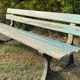 Antique garden bench
