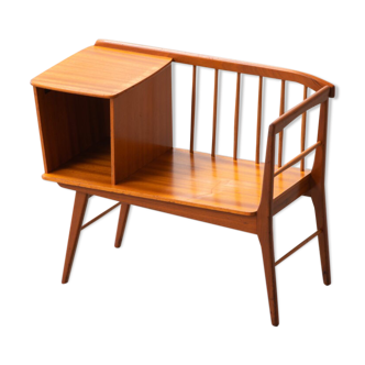 Scandinavian teak bench, 1960s