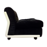 Amanta lounge chair in original black corduroy by Mario Bellini for B&B Italia