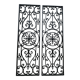 2 anciennes grille art déco en fonte à décor d'une rosace