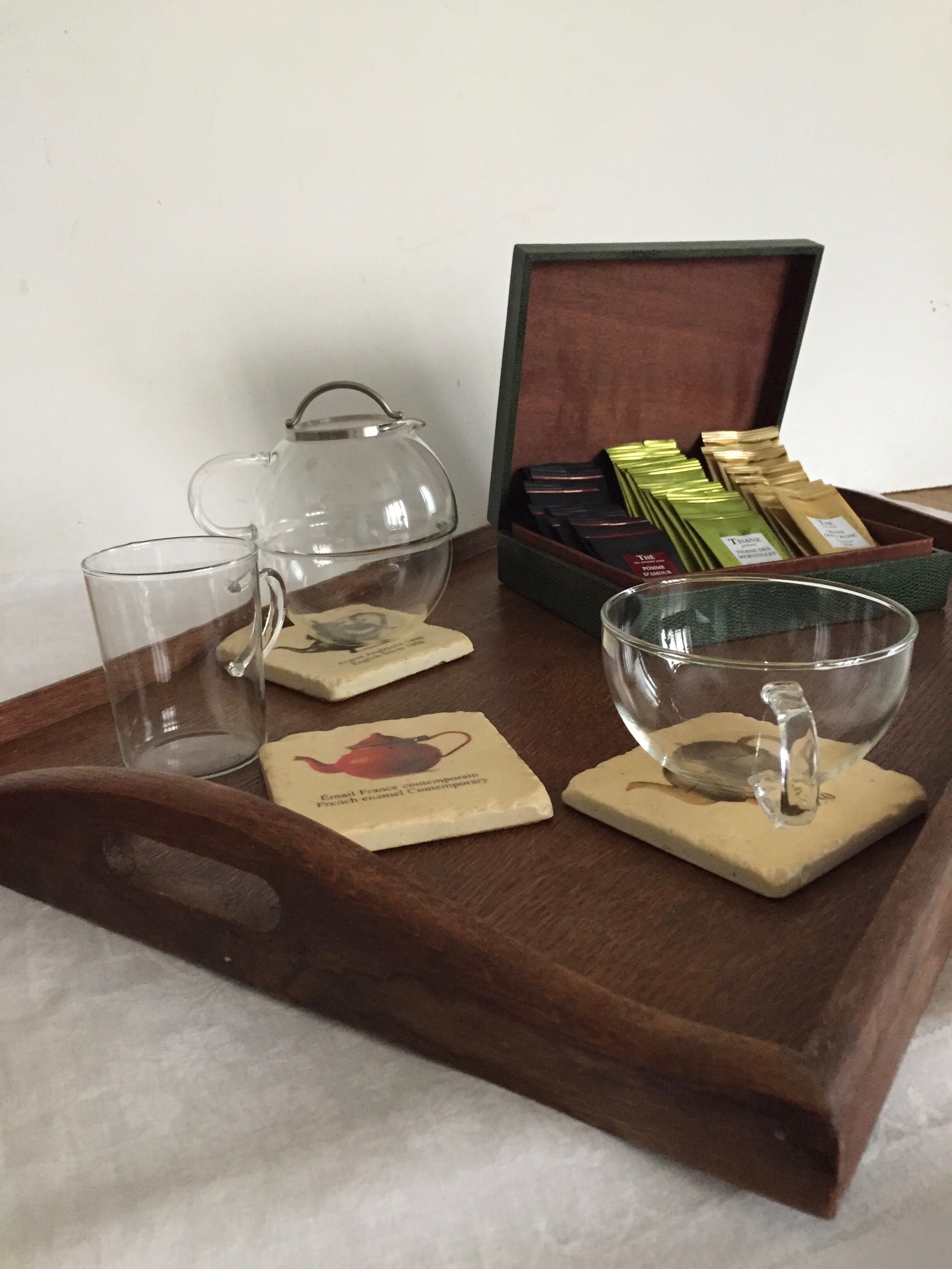 Danish-style wooden tray