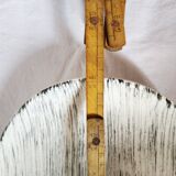 Vintage french 1960s salins tolede - toledo dinner plates black olive